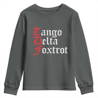 Funny Foxtrots Delta Tangos Youth Sweatshirt
