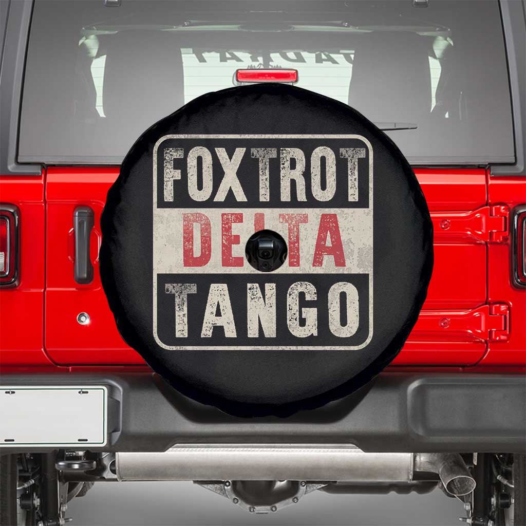 Subtle FDT Spare Tire Cover Foxtrots Delta Tangos
