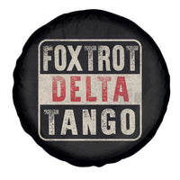 Subtle FDT Spare Tire Cover Foxtrots Delta Tangos
