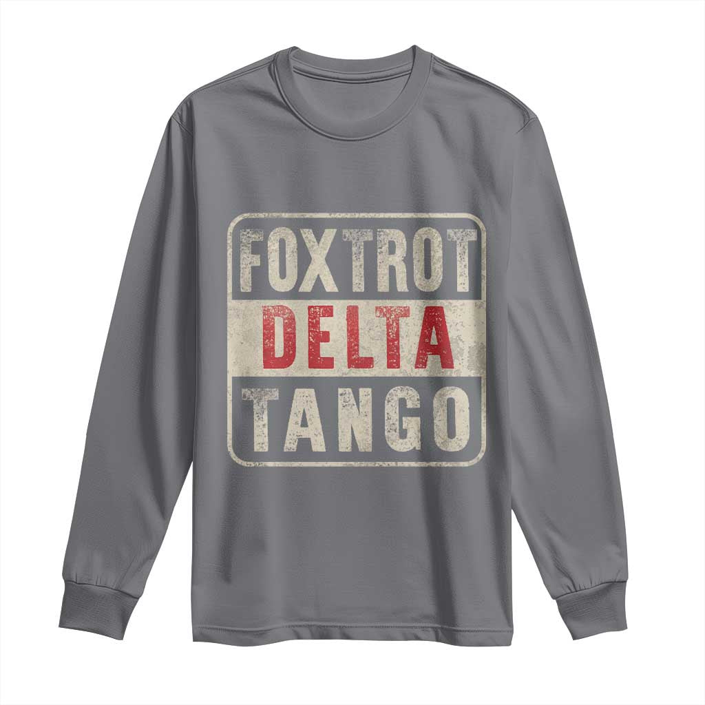 Subtle FDT Long Sleeve Shirt Foxtrots Delta Tangos