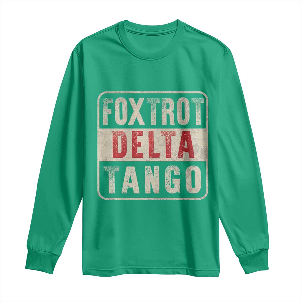 Subtle FDT Long Sleeve Shirt Foxtrots Delta Tangos