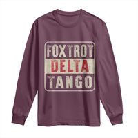 Subtle FDT Long Sleeve Shirt Foxtrots Delta Tangos