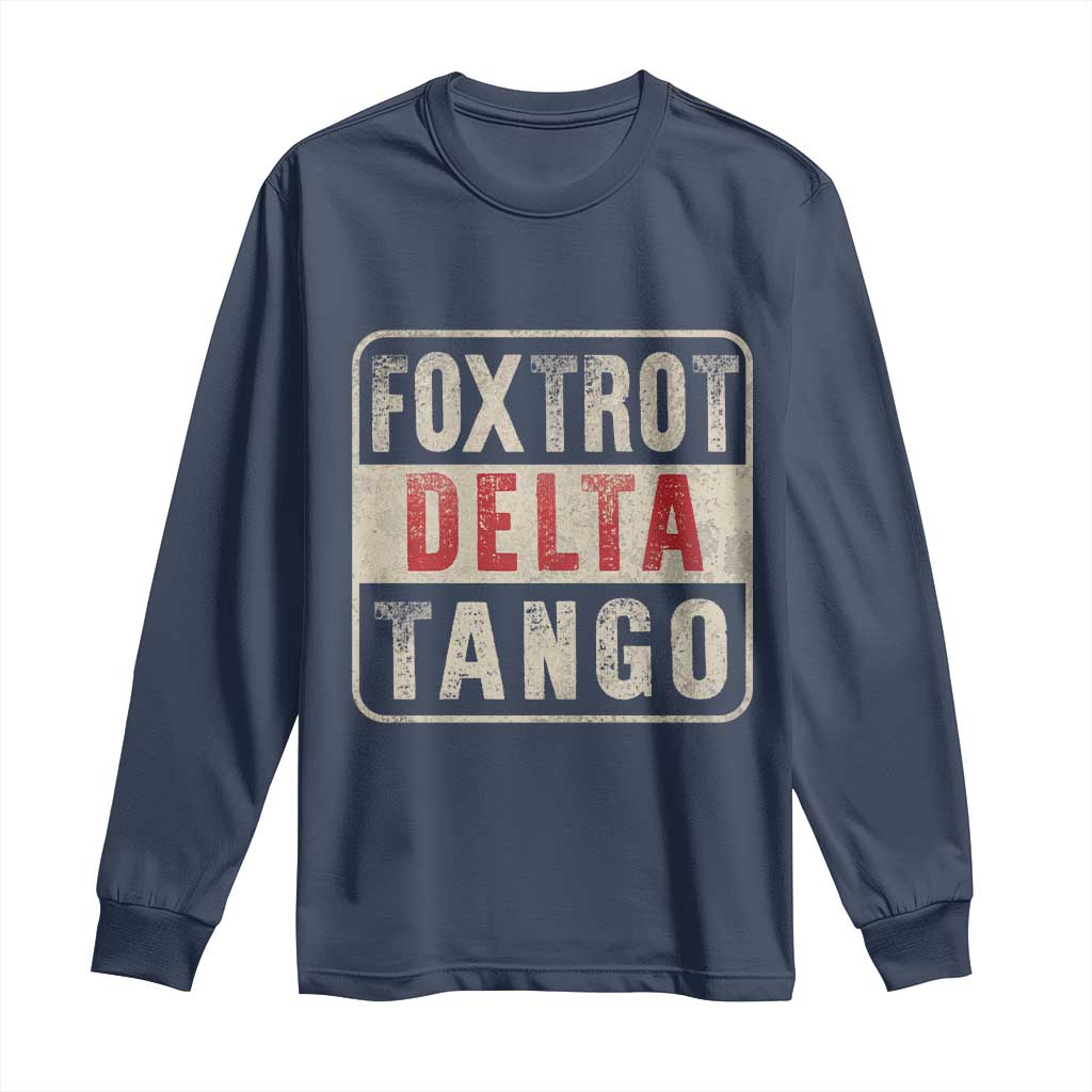 Subtle FDT Long Sleeve Shirt Foxtrots Delta Tangos