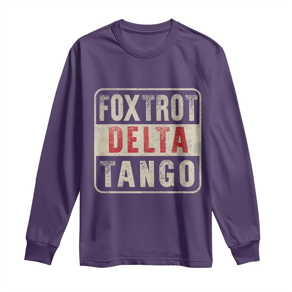 Subtle FDT Long Sleeve Shirt Foxtrots Delta Tangos