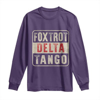 Subtle FDT Long Sleeve Shirt Foxtrots Delta Tangos