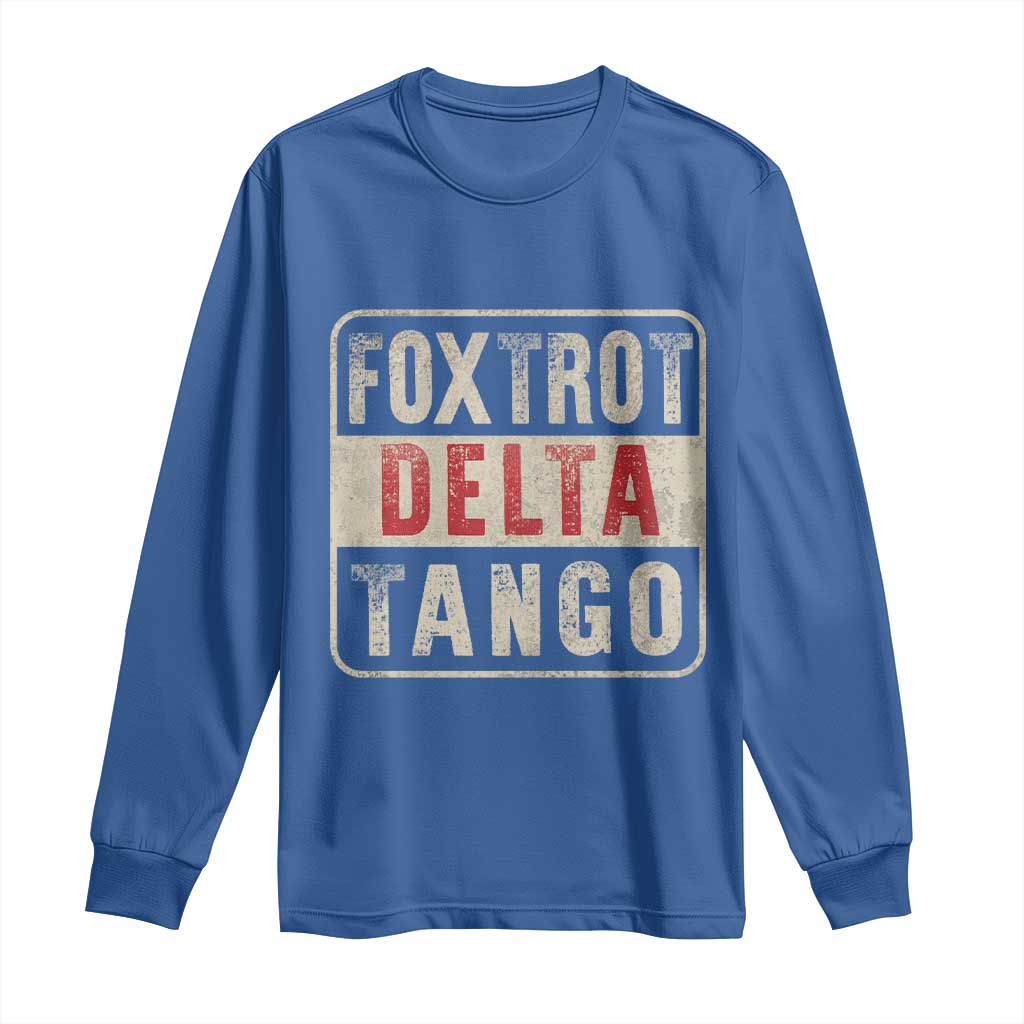 Subtle FDT Long Sleeve Shirt Foxtrots Delta Tangos
