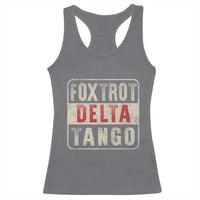 Subtle FDT Racerback Tank Top Foxtrots Delta Tangos