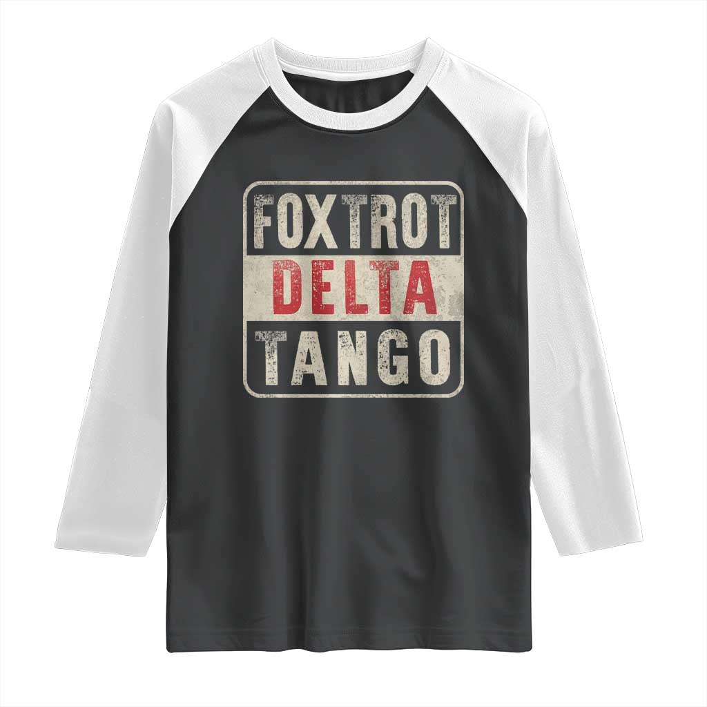 Subtle FDT Raglan Shirt Foxtrots Delta Tangos