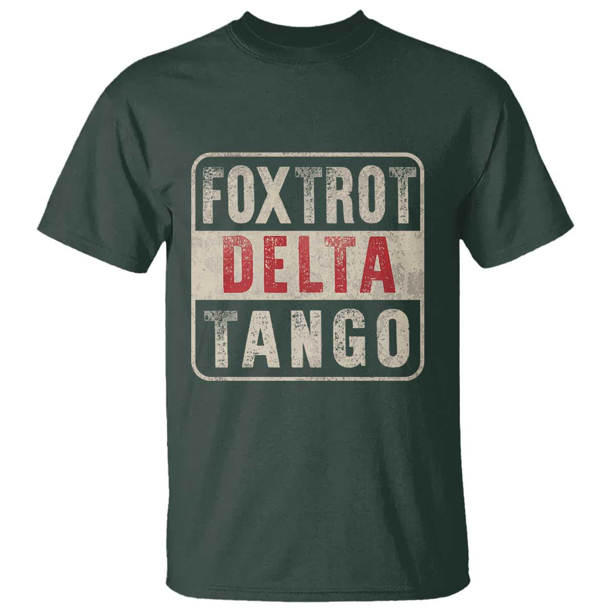 Subtle FDT T Shirt Foxtrots Delta Tangos