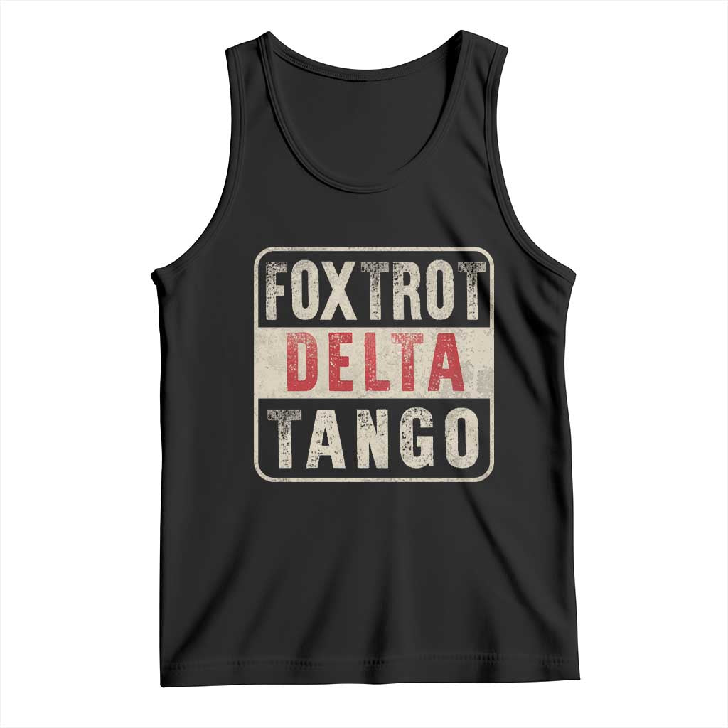 Subtle FDT Tank Top Foxtrots Delta Tangos