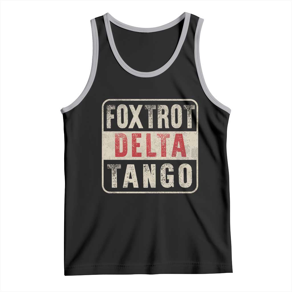 Subtle FDT Tank Top Foxtrots Delta Tangos
