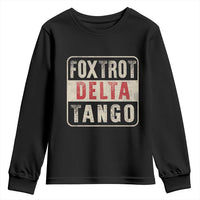 Subtle FDT Youth Sweatshirt Foxtrots Delta Tangos