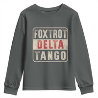 Subtle FDT Youth Sweatshirt Foxtrots Delta Tangos