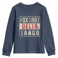Subtle FDT Youth Sweatshirt Foxtrots Delta Tangos