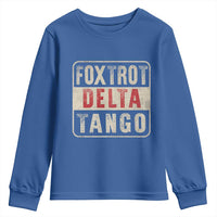 Subtle FDT Youth Sweatshirt Foxtrots Delta Tangos