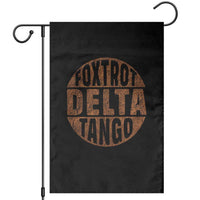 Foxtrots Delta Tangos Garden Flag Sarcastic Funny Sayings - Wonder Print Shop