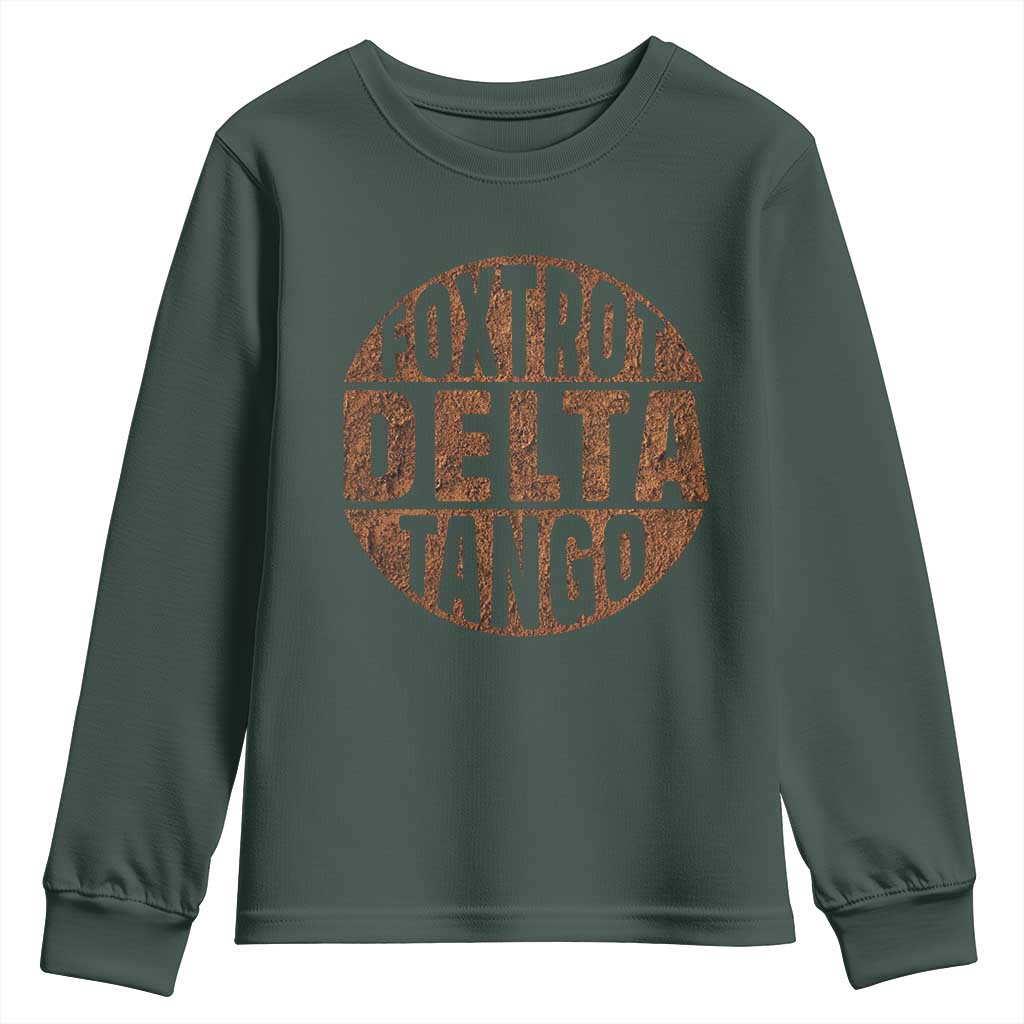 Foxtrots Delta Tangos Youth Sweatshirt Sarcastic Funny Sayings