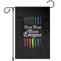 We The People Means Everyone Garden Flag LGBTQ Rainbow USA Flag Gay Pride LGBT Ally