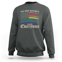 We The People Means Everyone Lgbt Equality Sweatshirt USA LGBTQ Pride Flag