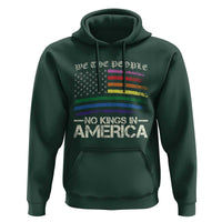 No Kings In America Hoodie We The People USA LGBTQ Pride Flag