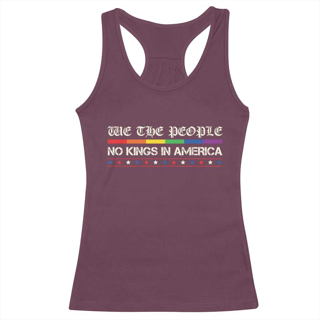 No Kings In America Racerback Tank Top We The People Lgbt Equality