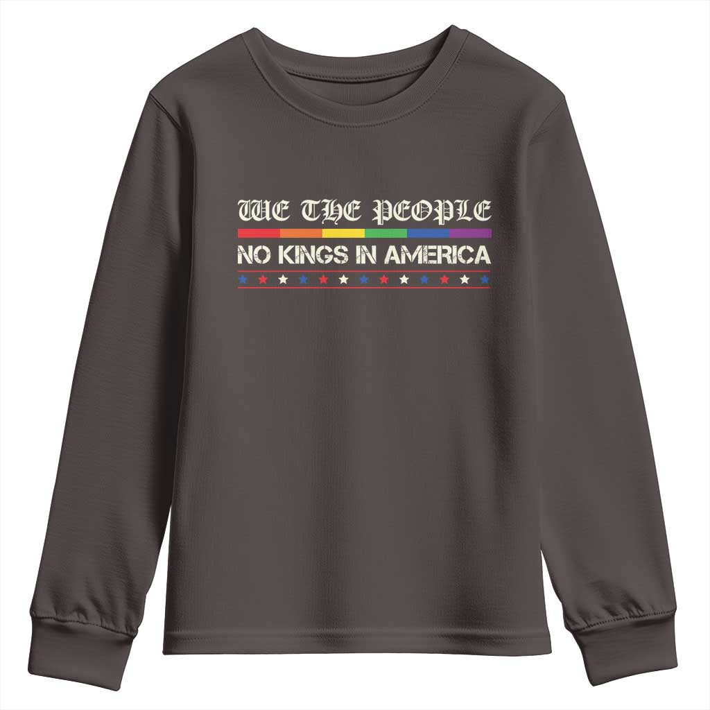 No Kings In America Youth Sweatshirt We The People Lgbt Equality