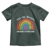 We The People Means Everyone Toddler T Shirt LGBTQ Rainbow Flag Gay Pride LGBT Ally Vintage