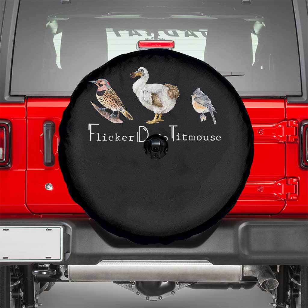 Subtle FDT Spare Tire Cover Flicker Dodo Titmouse Bird