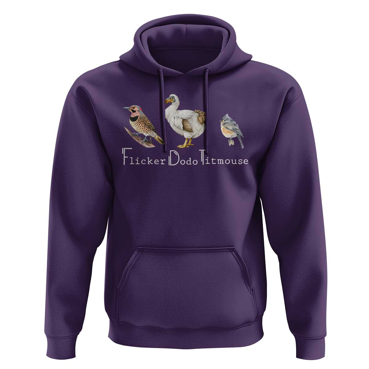 Subtle FDT Hoodie Flicker Dodo Titmouse Bird