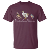 Subtle FDT T Shirt Flicker Dodo Titmouse Bird