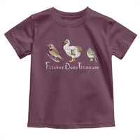 Subtle FDT Toddler T Shirt Flicker Dodo Titmouse Bird