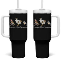 Subtle FDT Tumbler With Handle Flicker Dodo Titmouse Bird