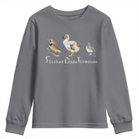 Subtle FDT Youth Sweatshirt Flicker Dodo Titmouse Bird