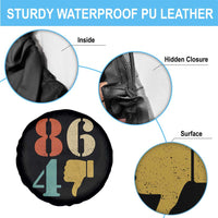 Retro 8647 Spare Tire Cover Classic Retro Vintage 80s Style