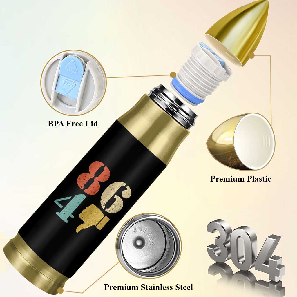 Retro 8647 Bullet Tumbler Classic Retro Vintage 80s Style