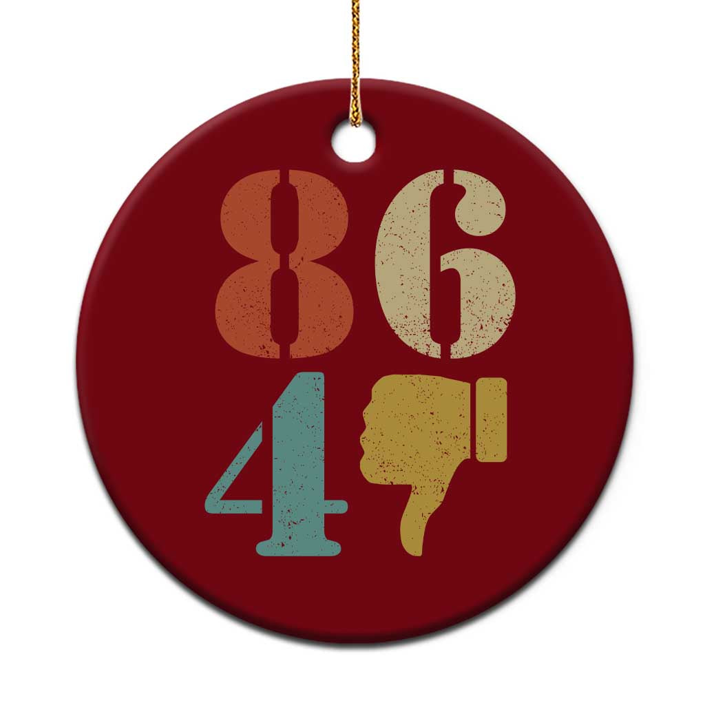 Retro 8647 Ceramic Ornament Classic Retro Vintage 80s Style - Wonder Print Shop