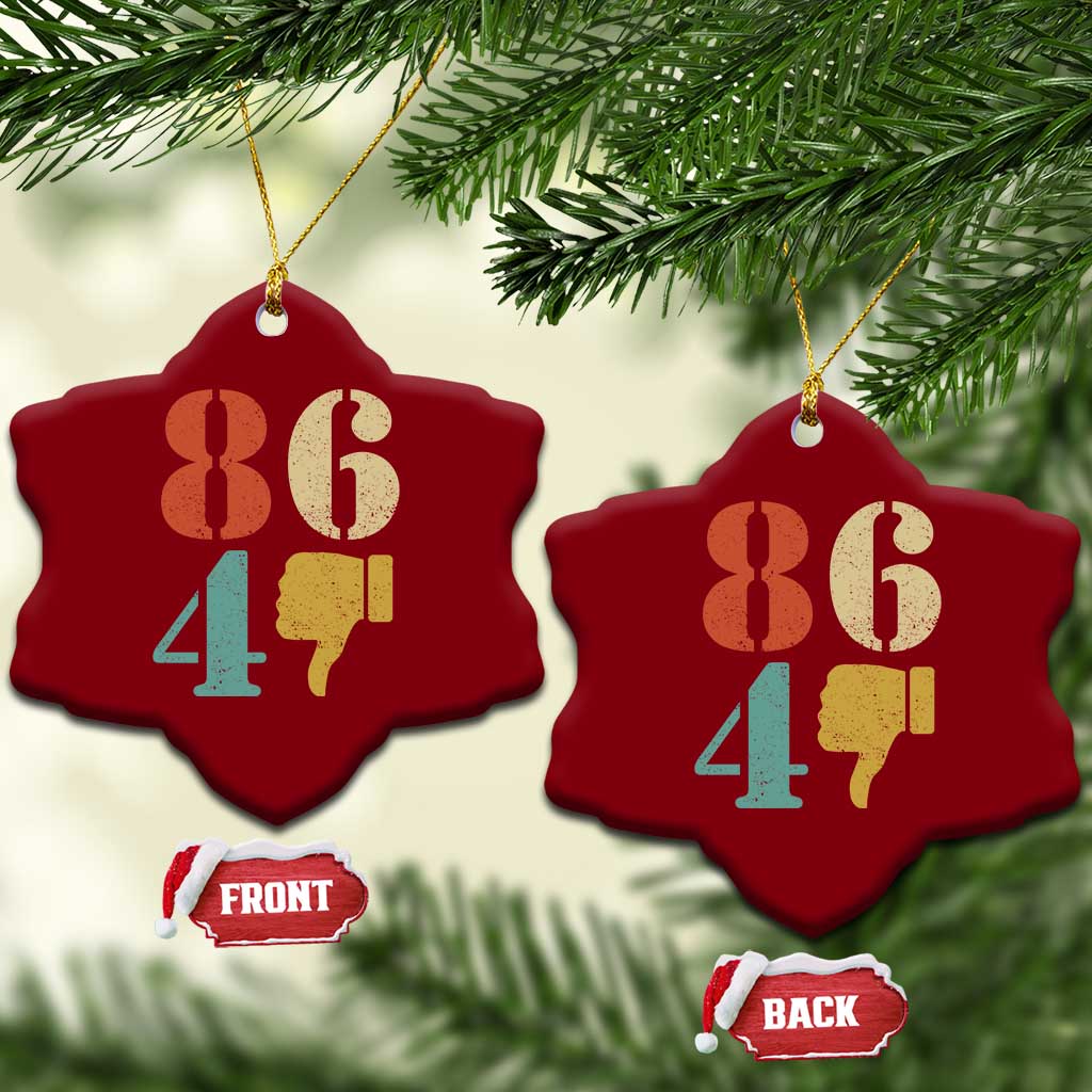 Retro 8647 Ceramic Ornament Classic Retro Vintage 80s Style - Wonder Print Shop