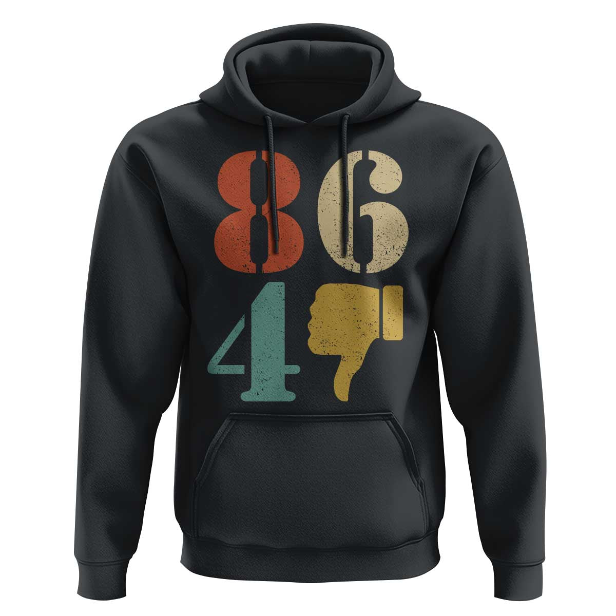 Retro 8647 Hoodie Classic Retro Vintage 80s Style