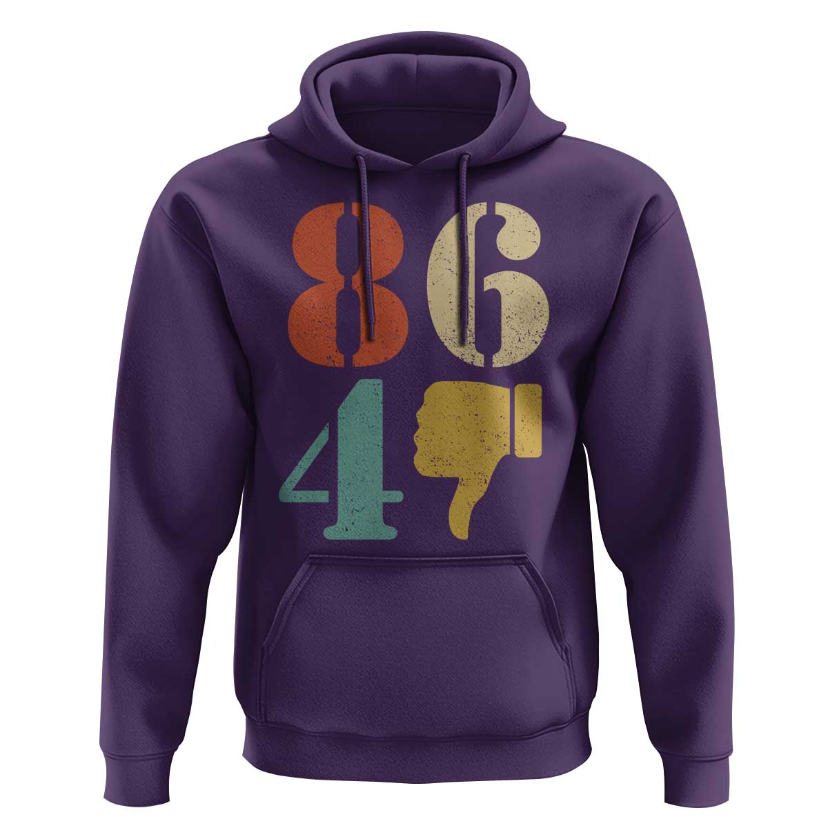 Retro 8647 Hoodie Classic Retro Vintage 80s Style