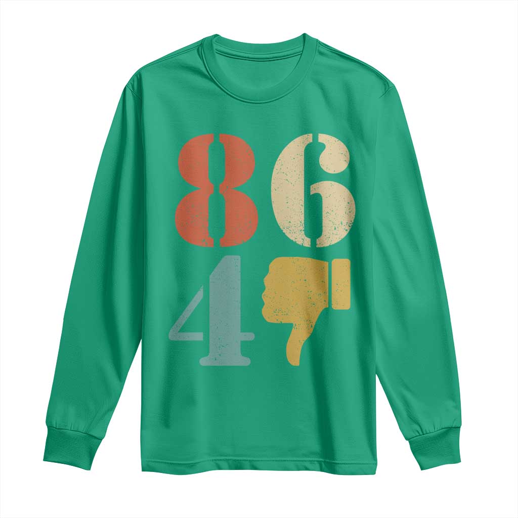 Retro 8647 Long Sleeve Shirt Classic Retro Vintage 80s Style