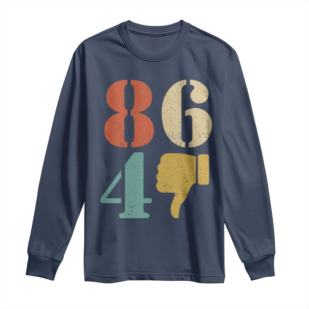 Retro 8647 Long Sleeve Shirt Classic Retro Vintage 80s Style