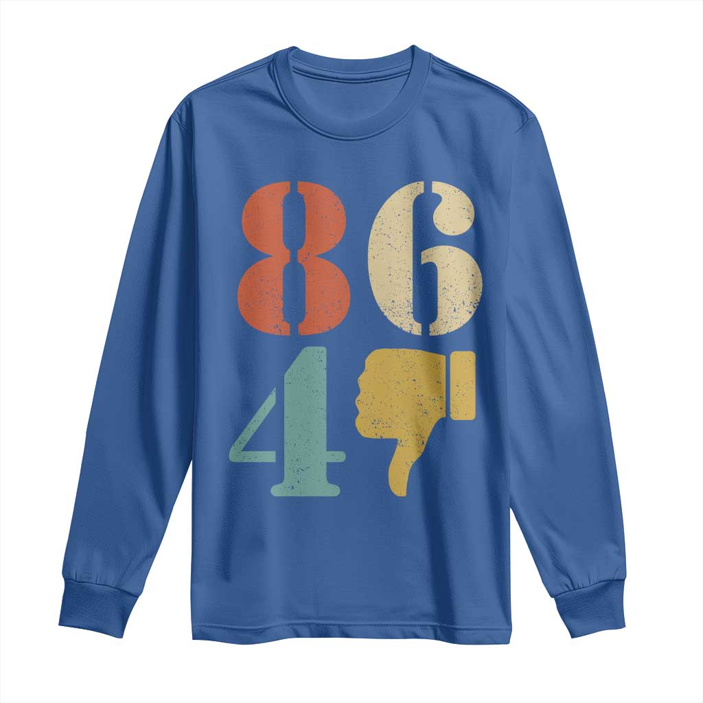 Retro 8647 Long Sleeve Shirt Classic Retro Vintage 80s Style