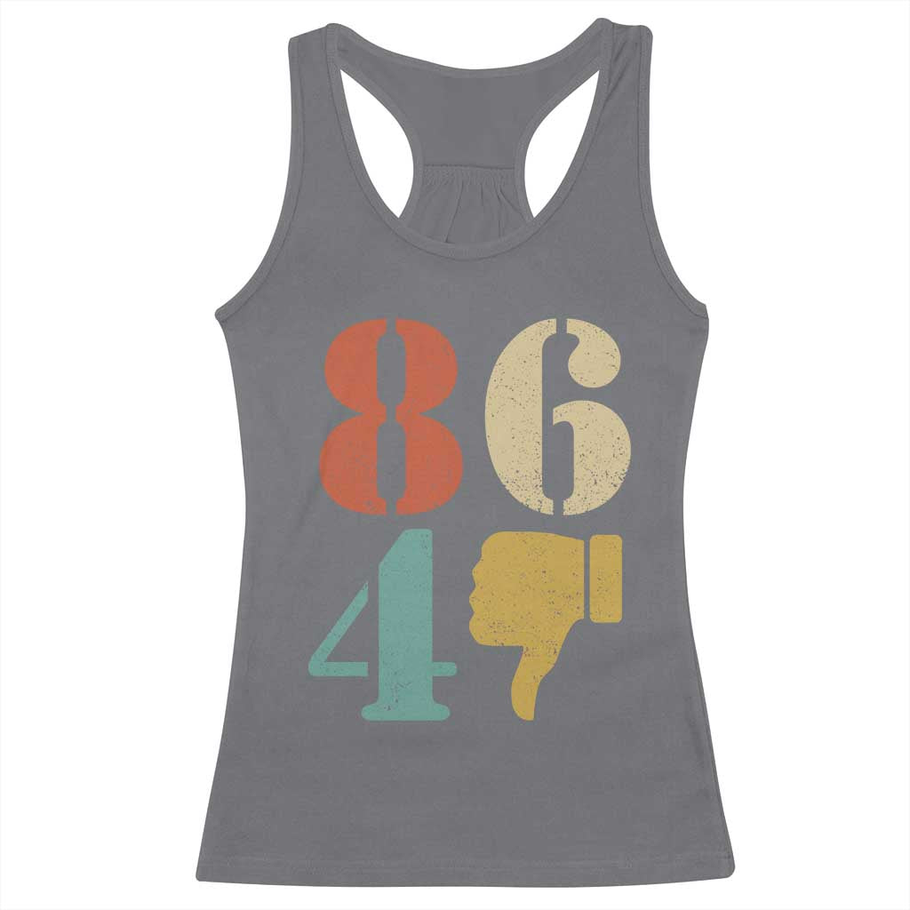 Retro 8647 Racerback Tank Top Classic Retro Vintage 80s Style