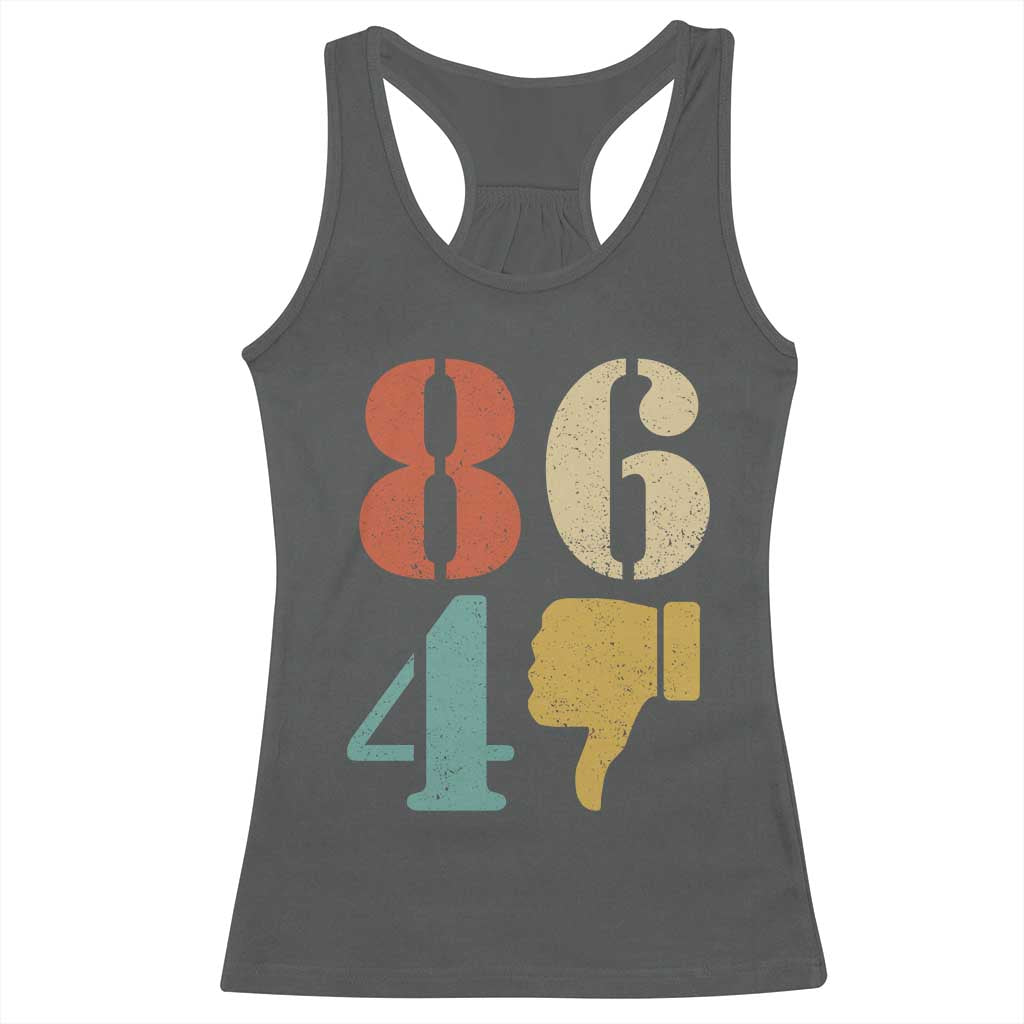 Retro 8647 Racerback Tank Top Classic Retro Vintage 80s Style
