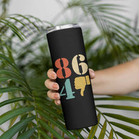 Retro 8647 Skinny Tumbler Classic Retro Vintage 80s Style