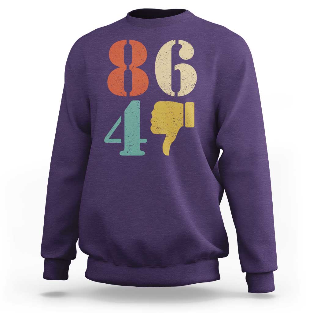 Retro 8647 Sweatshirt Classic Retro Vintage 80s Style