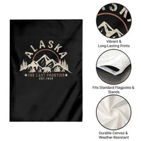 Alaska Garden Flag Vintage Bear The Last Frontier Souvenir - Wonder Print Shop