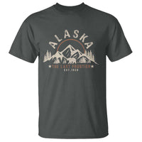 Alaska T Shirt Vintage Bear The Last Frontier Souvenir - Wonder Print Shop
