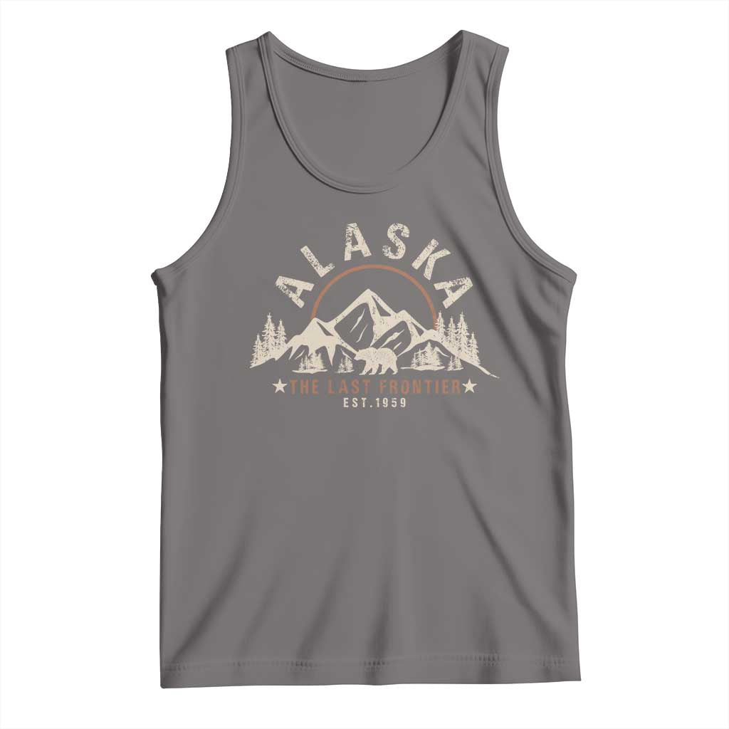 Alaska Tank Top Vintage Bear The Last Frontier Souvenir - Wonder Print Shop