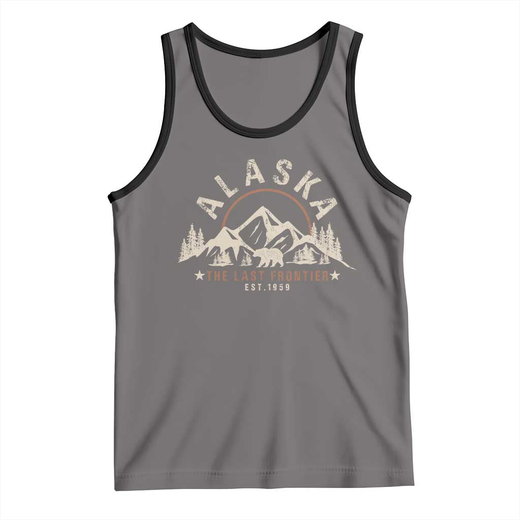 Alaska Tank Top Vintage Bear The Last Frontier Souvenir - Wonder Print Shop
